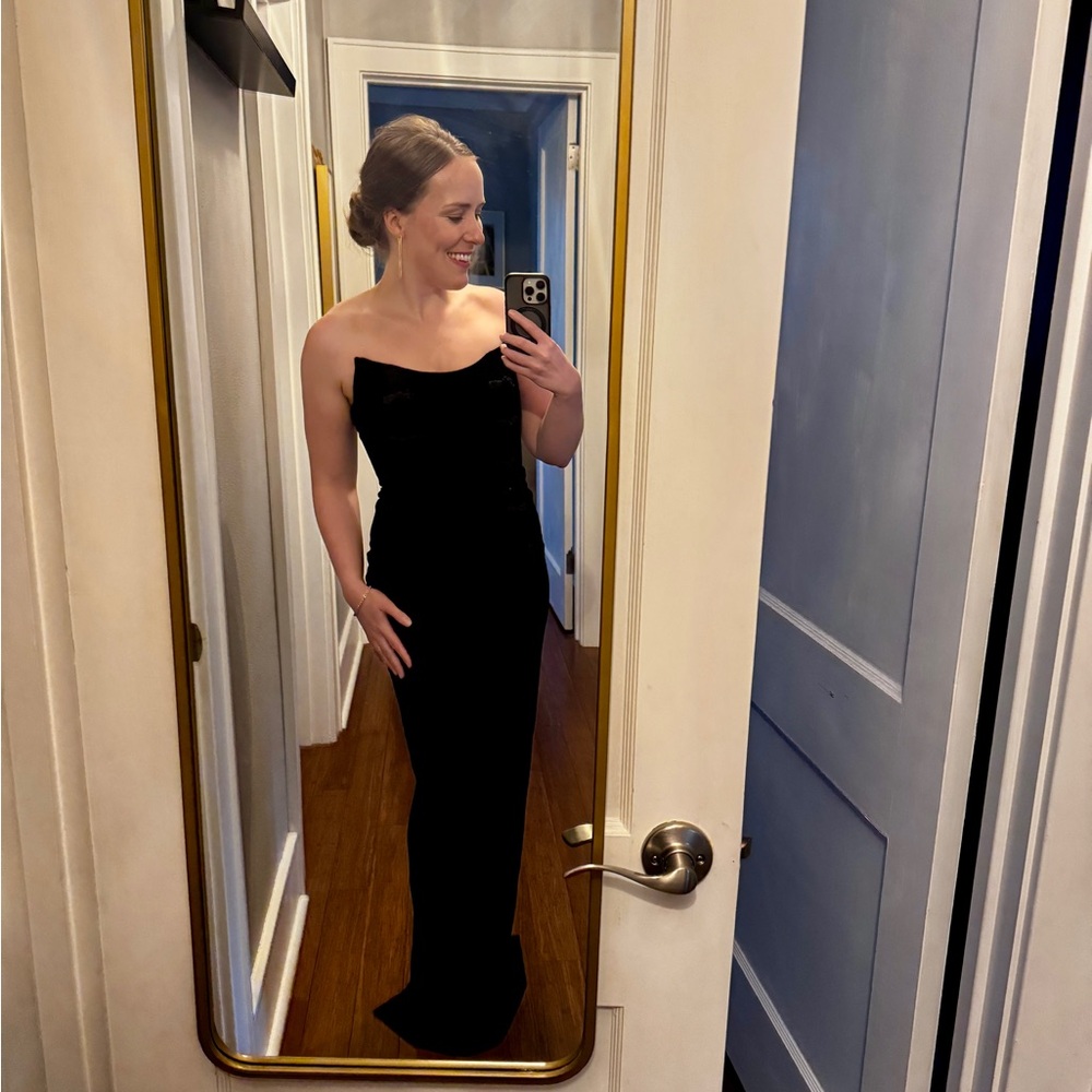 SAU LEE Amora Dress - Black, Size 4